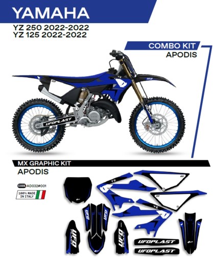 AD032001 - ШПОН ДЛЯ МОТОЦИКЛА YAMAHA YZ 125/250 '22