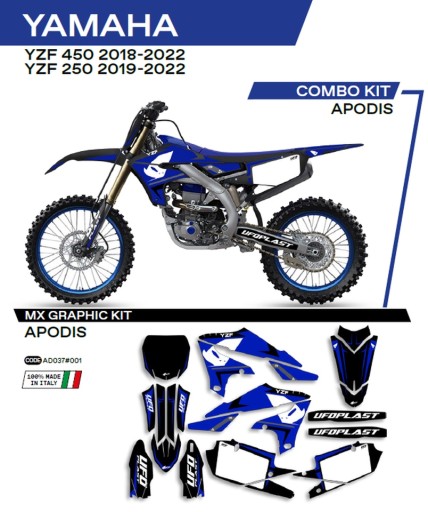 AD037001 - ШПОН ДЛЯ МОТОЦИКЛА YAMAHA YZF 250 19-22 450 18-22