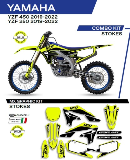 AD036DFLU - ШПОН ДЛЯ МОТОЦИКЛА YAMAHA YZF 250 19-22 450 18-22