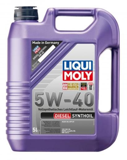 МАСЛО 5W-40 LIQUI MOLY DIESEL SYNTHOIL 5L