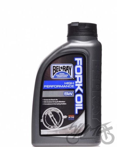МАСЛО BEL-RAY FORK OIL 5W 1L