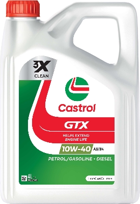 МАСЛО CASTROL 10W / 40 GTX ULTRACLEAN 4L