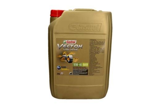 CASTROL OIL 10W40 20L VECTON LONG DRAIN E6/E9 / CJ-4 / 228.51 / M3477/3271