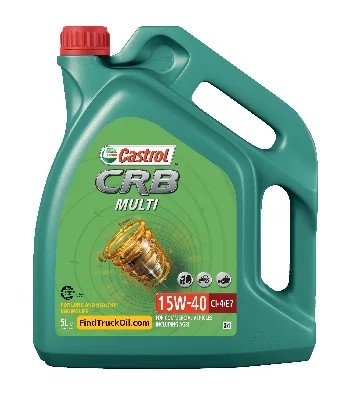 МАСЛО CASTROL 15W40 5L CRB MULTI CI - 4 / E