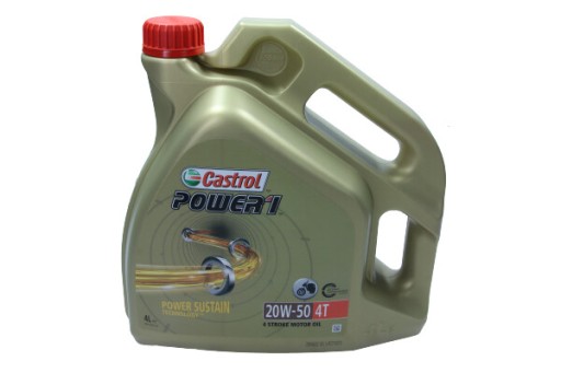 CASTROL 20W50 4L POWER 1 4T MINERAL OIL / МОТОЦИКЛИ