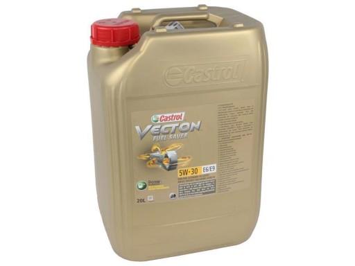 CASTROL 5W30 VECTON FUEL SAVER OIL 20L E6/E9