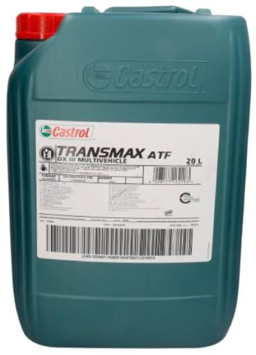 CASTROL TRANSMAX ATF DX III MULTIVEHICLE OIL 20л