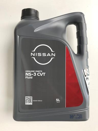 Трансмісійне масло 5л ns-3 cvt nissan oe ke90999943