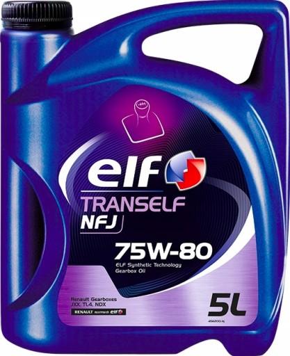 ELF TRANSELF NFX OIL 75W 5L ЗАМЕНЯЕТ NFJ И NFP