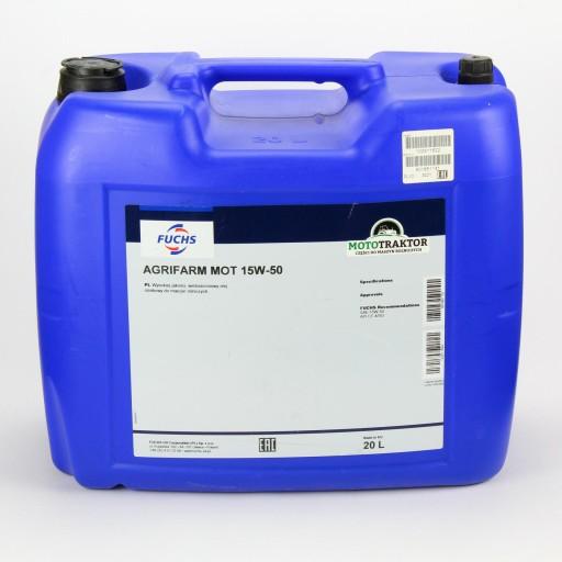 FUCHS AGRIFARM MOT OIL 15W50 20л