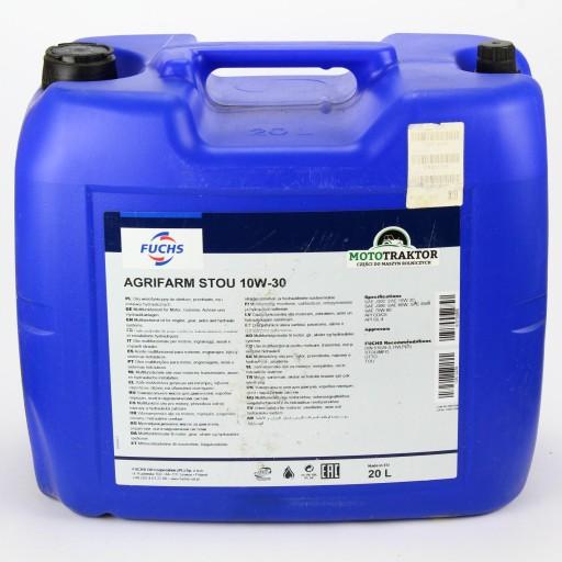 FUCHS AGRIFARM STOU OIL 10W30 20л