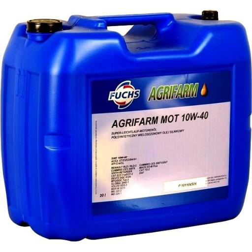 FUCHS CARGO OIL 1040MC, AGRIFARM MOT 10W40 20л