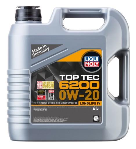 LIQUI MOLY OIL 0W20 4л TOP TEC 6200 / 508.00 509.00 LM20788