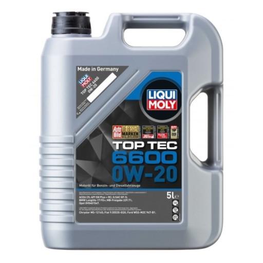 LIQUI MOLY OIL 0W20 5л TOP TEC 6600 SP / C5 / GF-6A / LL-17 FE+ / STJLR.03