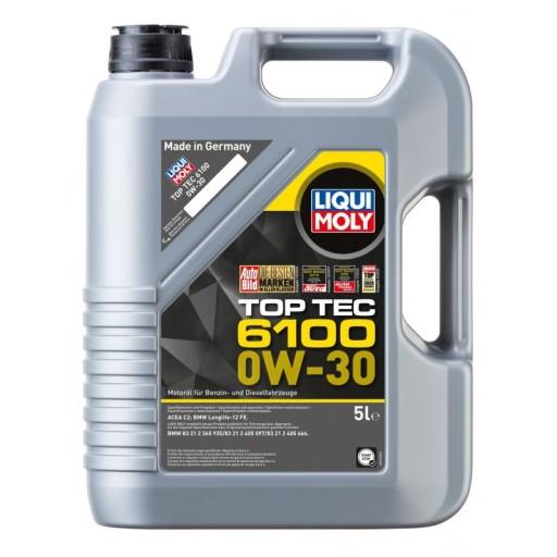 LIQUI MOLY OIL 0W30 5л TOP TEC 6100 C2 / LL-12 FE / BMW 83 21 2 365 935 LM