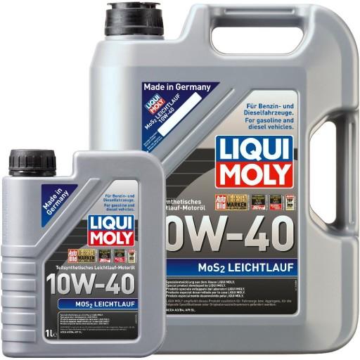 LIQUI MOLY OIL 10W40 MOS2 LEICHTLAUF 6L НІМЕЦЬКА! (5л+1л)