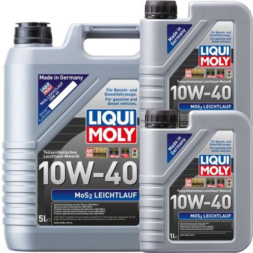 LIQUI MOLY OIL 10W40 MOS2 LEICHTLAUF 7L НІМЕЦЬКА! (5L+1L+1L)