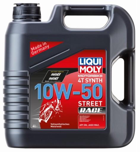 LIQUI MOLY OIL 10W50 4L 4T MOTORBIKE RACE SYNTH. / МОТОЦИКЛЫ LM1686
