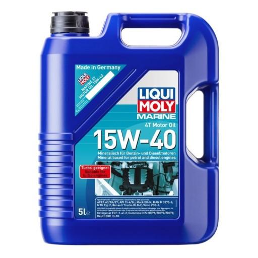 LIQUI MOLY OIL 15W40 5L 4T MOTOR OIL / MARINE