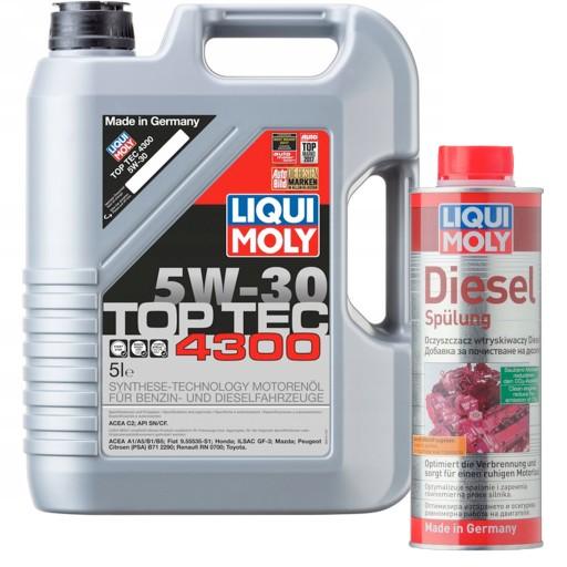 LIQUI MOLY OIL 4300 5W-30 5л 2324 + СПУЛУНГ 0.5л