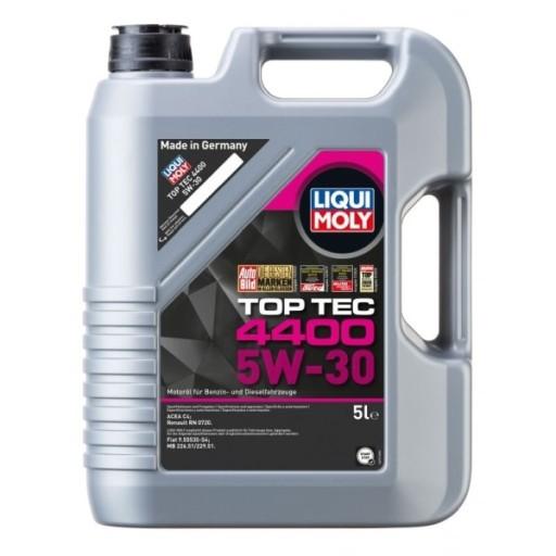 LIQUI MOLY OIL 5W30 5L TOP TEC 4400 DPF/FAP / RENAULT DCI C4 / RN 0720/2