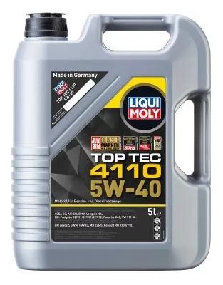 LIQUI MOLY OIL 5W40 5L TOP TEC 4110 / C3 / SN / LL04 / 229.31 229.51