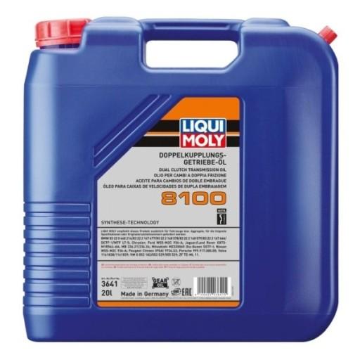 LIQUI MOLY DSG 20L 8100 / VW G052 182 VW G052 529 ТРАНСМІСНІЙНЕ МАСЛО