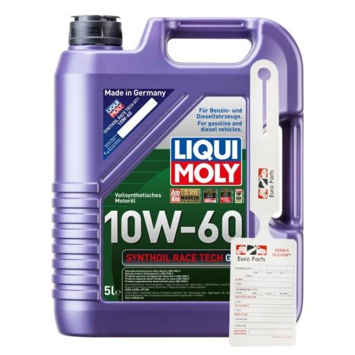 МАСЛО LIQUI MOLY SYNTHOIL RACE TECH GT1 5л 10W60