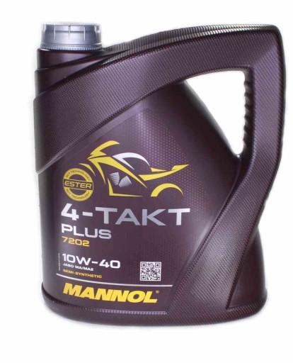 MANNOL 4-TAKT PLUS OIL 10W40 4л 7202