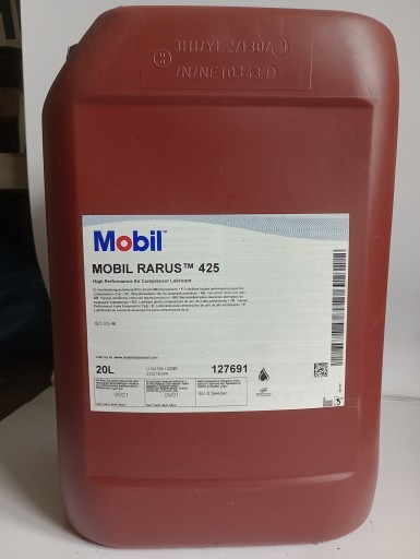 МАСЛО MOBIL RARUS 425 КОМПРЕССОР VG46 20L