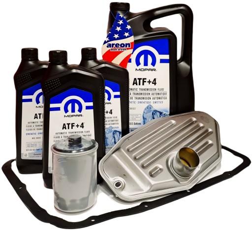 MOPAR ATF+4 OIL 8L + ТРАНСМІСІЙНИЙ ФІЛЬТР 45RFE 545RFE 65RFE