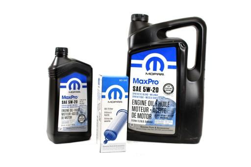 MOPAR MAXPRO OIL 5W20 6L 5L+1L + МАСЛЯНЫЙ ФИЛЬТР 68191349AC