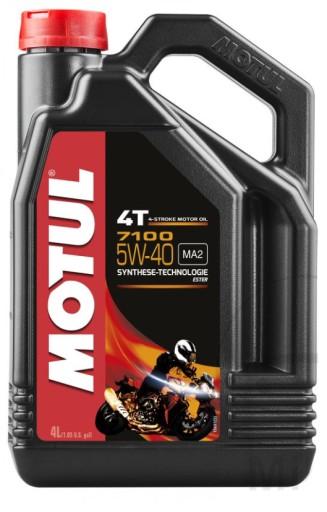 МОТОЦИКЛОВОЕ МАСЛО MOTUL 7100 5W40 4L MA2 ESTER 4T