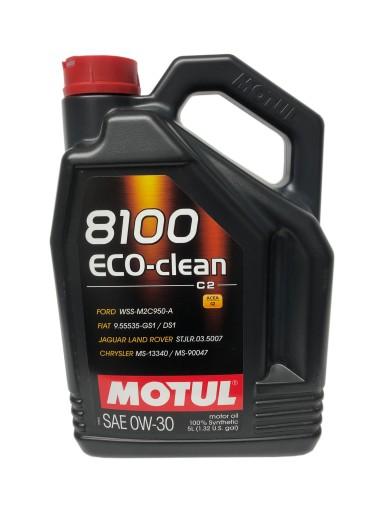 MOTUL OIL 0W-30 8100 ECO-CLEAN C2 5л.