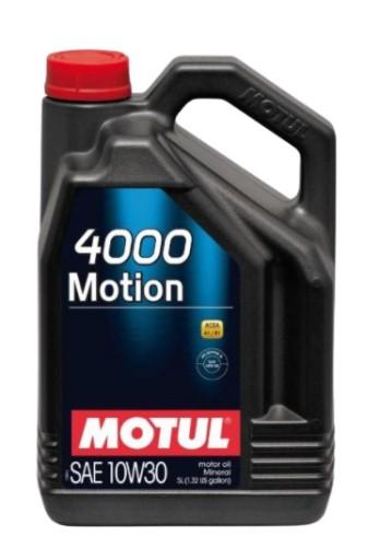 MOTUL OIL 10W30 5л 4000 MOTION A1/B1/