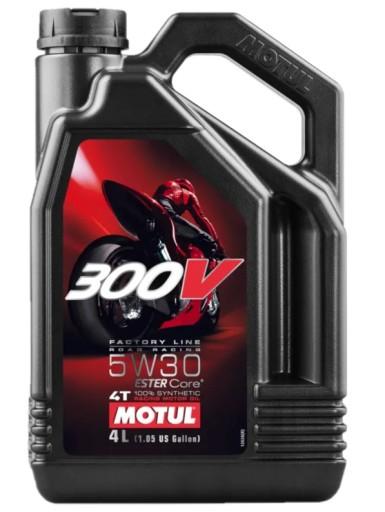MOTUL 4T 300V FACTORY LINE ДОРОЖНОЕ МАСЛО 5W30 4л