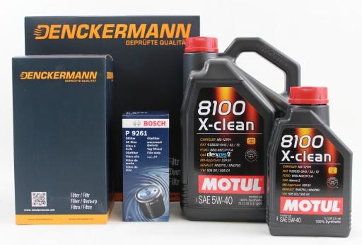 МАСЛО MOTUL 5W40 + ФІЛЬТРИ MERCEDES E200K W211