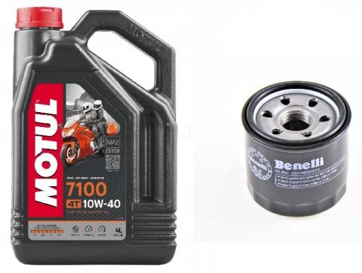 260146090010 - MOTUL 7100 OIL + OEM ФИЛЬТР BENELLI TRK 502 X