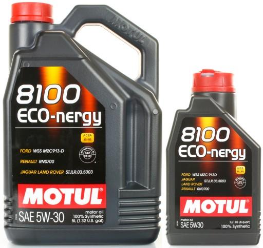 МАСЛО MOTUL 8100 ECO-NERGY A5/B5 5W30 6л