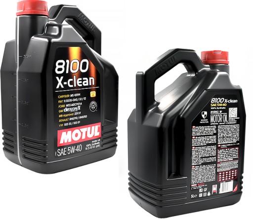 MOTUL 8100 X-CLEAN OIL 5W40 5L 5W-40 C3 ОРИГИНАЛ