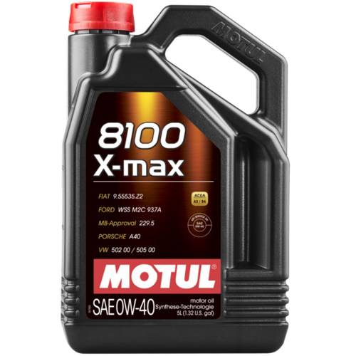 03-03758 - MOTUL 8100 X-MAX OIL 0W40 5л