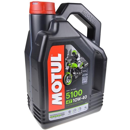 МАСЛО ПОЛУСИНТЕТИЧЕСКОЕ MOTUL 5100 4T MA2 4л. 10W-40