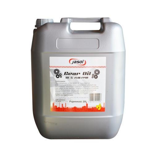 Масло трансмісійне jasol gl-5 75w140 - - 20л
