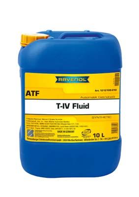 Трансмісійне масло ravenol atf t-iv fluid 10л