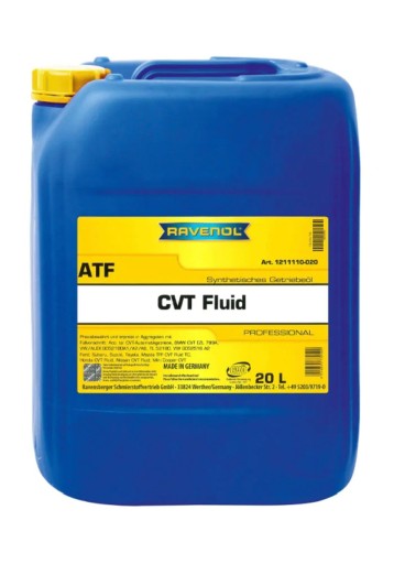 1211110-020-01-999 - МАСЛО RAVENOL ATF CVT FLUID 20L SYNT.  СК. СТЕПЛЕСС / МБ 236.20 / Г