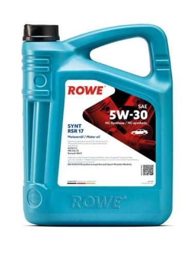 ROWE HIGHTEC SYNT RSR 17 OIL 5W-30 5L ROWE ACEA C