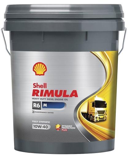 SHELL OIL 10W40 20L RIMULA R6 M / E7 / Моторное масло Shell 10W40 RIM R6