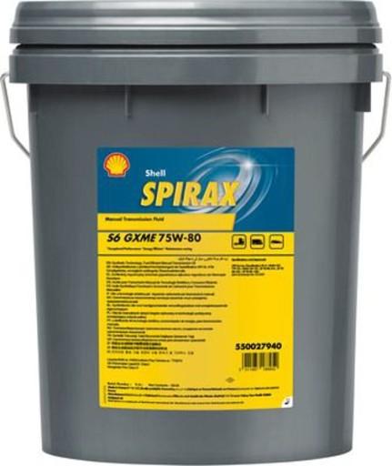 SHELL OIL 75W80 20L SPIRAX S6 GXME