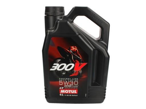МАСЛО SIL.5W/30 MOTUL 300V FACTORY.4T/4L