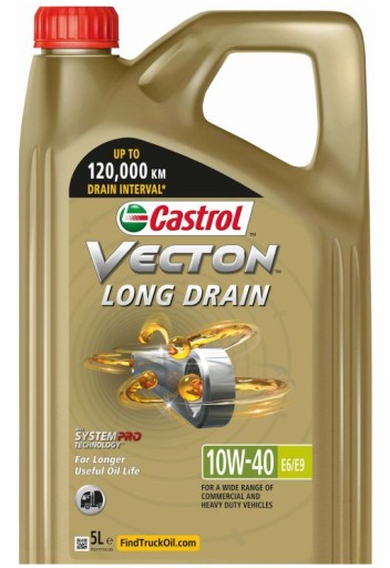Моторне масло 10w40 5L CASTROL VECTON LONG DRAIN E6 / E9